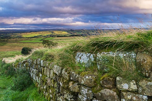 A moody shot of Steel Rigg, Hadrian’s Wall, Northumberland, by photographer David Taylor. 
