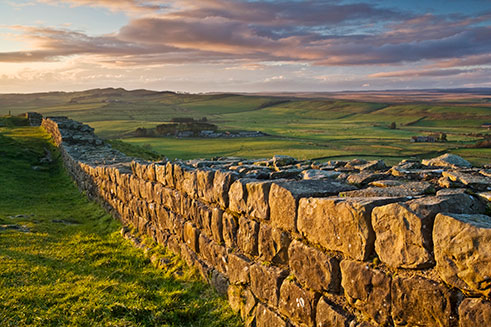 A section of Hadrian’s Wall at Thorney Doors, part of a commission for Northumberland National Park. 