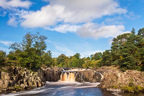 An image of Low Force waterfall, Teesdale, for an article written for North East Life Magazine. 