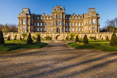 An image of the historic Bowes Museum, County Durham, for an article in North East Life.